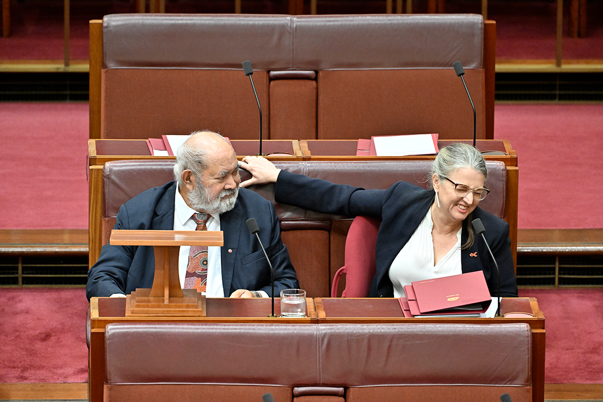 Louise Pratt and Pat Dodson